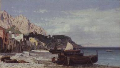 Friedrich Paul Nerly Veduta di Capri
